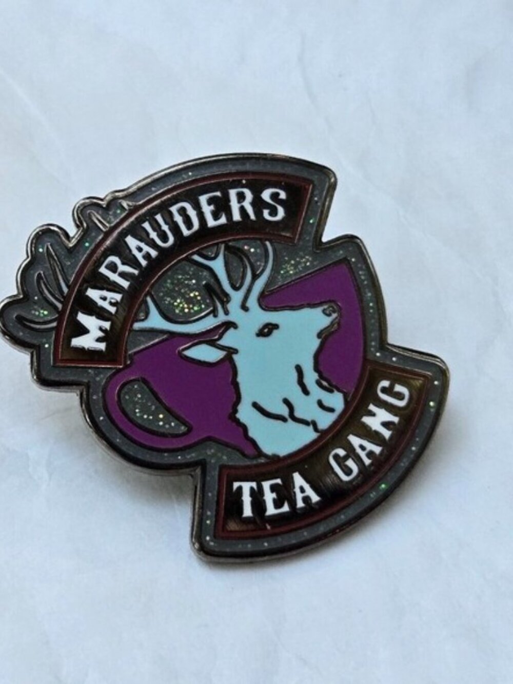 Harry Potter Marauders Tea Gang Lapel Pin Movie Souvenir Pinback Button Brooch
